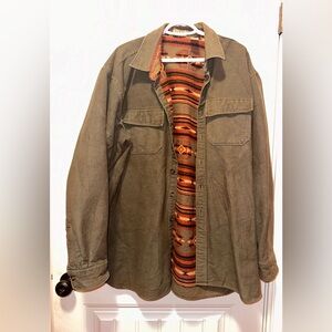 L.L. Bean Flannel Lined Hurricane Shirt - Men’s XL - EUC